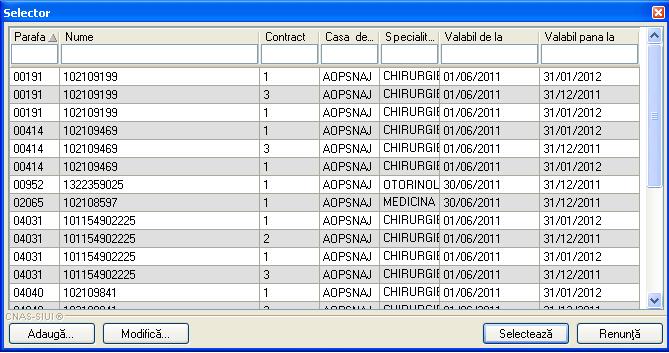 emis biletul de trimitere Fig 6-38 Selector Parafă - Data la care s-a emis biletul de trimitere -