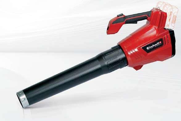 Einhell Cordless Leaf Blower AKUMULATORSKI DUVAČ LIŠĆA GE-LB 36 Li E solo 2x 18 V = 36 V super-snažan Baterija napon / kapacitet 2x 18 V / - Brzina vazduha 150 km/h Broj obrtaja 21000 min -1