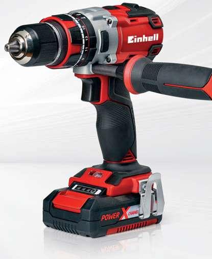 Einhell Cordless Impact Drill AKUMULATORSKA UDARNA BUŠILICA TE-CD 18 Li-i BRUSHLESS SA dve baterije ili BEZ baterije! Šifra artikla Baterija napon / kapacitet 18 V / 2.