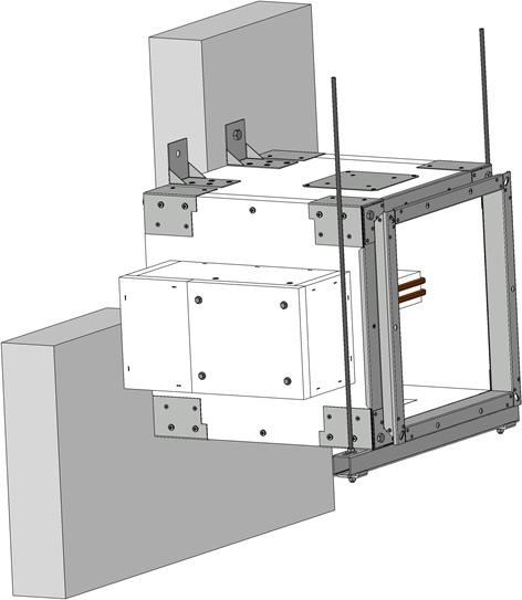 5.4.. Installation on solid wall or ceiling construction of fire compartment Fig.