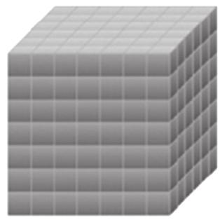 10. Өлшемі 7x7x7 куб боялып және өлшемі 1x1x1 болатын кішкентай кубиктарға бөлінді. Қанша кішкентай кубиктардың екі жағы да боялған? А) 64 В) 100 С) 126 D) 60 E) 120 11.