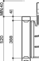 www.faber-rks.com Montimi standard Montimi ishullor SHEMA E MONTIMIT HOO-B Min.40 370+2 490+2 Min.