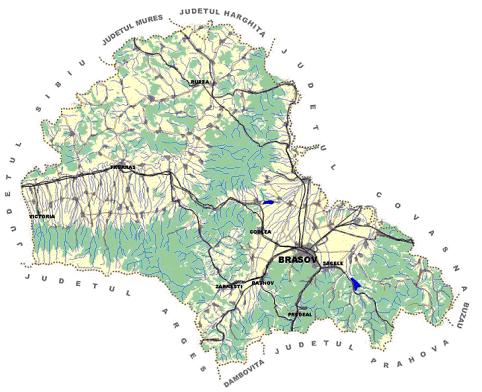 2.3. Caracteristici de mediu ale judeţului Braşov 2.3.1.