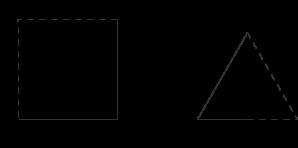 Решење. Са слике читамо d + x = y ctg α и x = y ctg β.