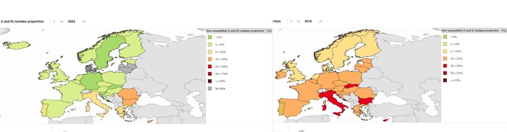 ESBL E coli R+I (http://atlas.ecdc.europa.