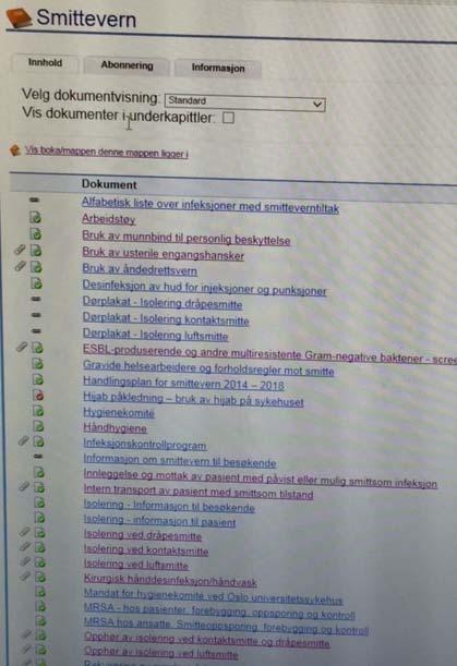 Hvor finner dere informasjon om smittevern?
