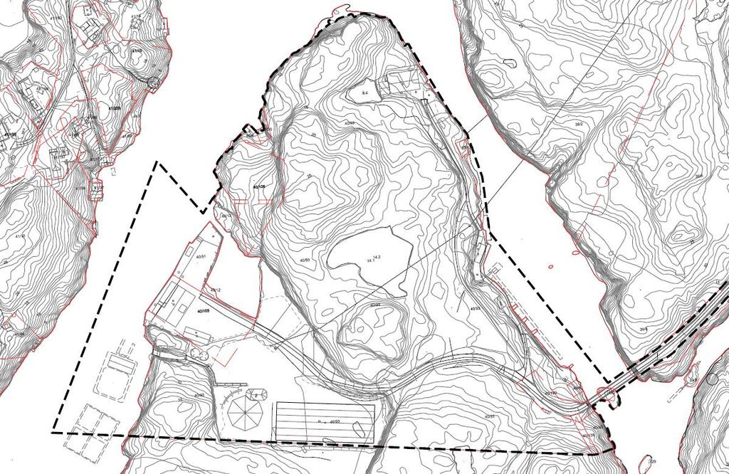 Side: 23 av 83 7.3. Topografi og landskap Terrenget i planområdet er småkupert med mindre høgdedrag sentralt i området (figur 10).