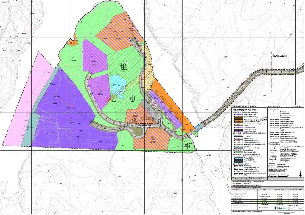 8.2. Planlagt arealbruk Plankartet visast i tre