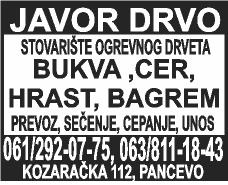 (254916) ВОЈЛОВИЦА, пољопривредно земљиште, њива 30 ари, дозвољена град ња, Брат ства јединства, други просек. Стру ја, во да, те - лефон испред. Тел. 013/366-234. (254854) ВИКЕНДИЦА и воћњак, 26 ари.