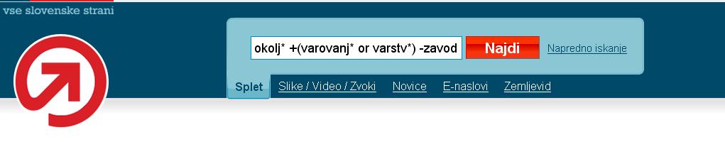 Bartol T., 2009. Strokovne, tehnične in znanstvene informacije 20 8.2 Najdi.