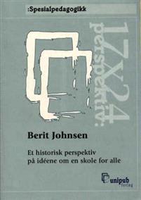 Last ned Et historisk perspektiv på idéene om en skole for alle - Berit H. Johnsen Last ned Forfatter: Berit H. Johnsen ISBN: 9788274770294 Antall sider: 385 Format: PDF Filstørrelse:12.