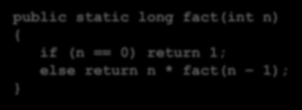 محاسبه ی فاکتوریل n 47 الگوریتم یک تحلیل مراحل بازگشتی.