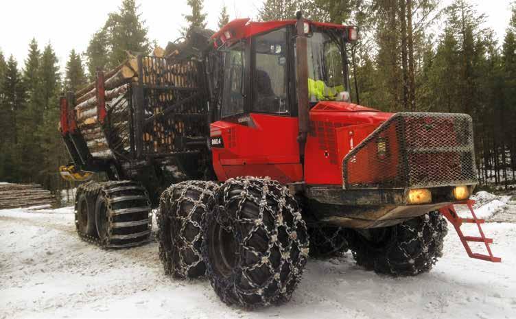 lenk med 19mm pigg Konstruksjonen med kraftige pigger og smalere lenker forhindrer kjettingen i å vri seg rundt! Prod. nr.