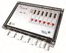 SENTRALER SPU / SPLS Sentral med 1 kanal Kompatible detektorer: MP-D (rom montering, IP21), MP-DS (rom montering, IP54), MP-DR (ledninger), MP-DK (kanalmontasje), GJ-EX (ATEXklassifisert) og