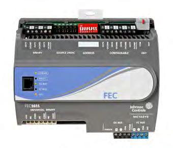 FEC2511 FEC2621 FEC1611 FAC.. BTL merket DDC-regulator uten applikasjon, u/display, integrert ur for tidsprogr.