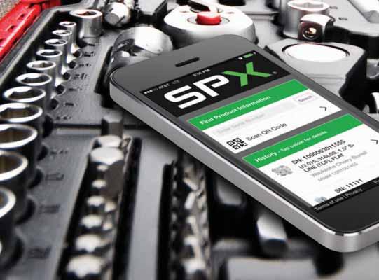 ET NYTT, KRAFTIG VERKTØY FOR VEDLIKEHOLDSPROGRAMMET DITT SPX FLOW har nylig lansert SPX Connect-appen som gir tilgang til