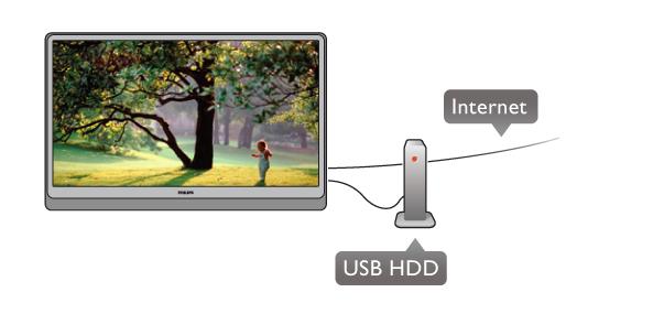 Lai savienotu sp&%u konsoli ar televizoru, varat izmantot ar# SCART adapteri (nav iek%auts komplekt"). Ja Blu-ray disku atska!ot"js atbalsta EasyLink HDMI CEC, varat vad#t atska!