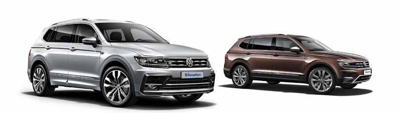 Volkswagen Umleið 90 trýstberandi anlegg eru í Føroyum harav 30 dampkeltlar Tiguan Allspace.