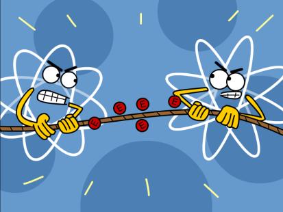 Løsningsforslag: a) Ved å beregne elektronegativitetsforskjeller (Δ) mellom to grunnstoffer kan vi anslå type binding: Δ elektronegativitet > 2 Vanligvis ionebinding Δ elektronegativitet er