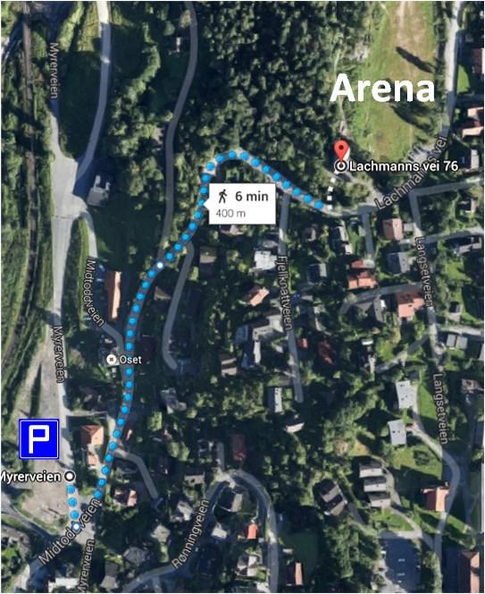14. PARKERING Langsetløkka ligger på Kjelsås i Oslo, i et villastrøk med smale veier. Kjøremønsteret er endret, det er kun mulig å kjøre til løkka ovenfra.