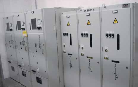 Vsa elektroenergetska oprema (transformatorji, SN- in NN-postroji), vgrajena z naše strani, je domaëe proizvodnje (Kolektor ETRA, IMP TEN Telekom, TSN).