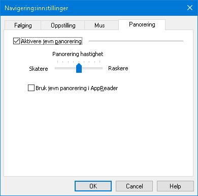 Kapittel 5 Forstørrelsesegenskaper 129 Panorering Jevn panorering gir en mer naturlig bevegelse når den forstørrede visningen ruller for å holde fokus i visningen.