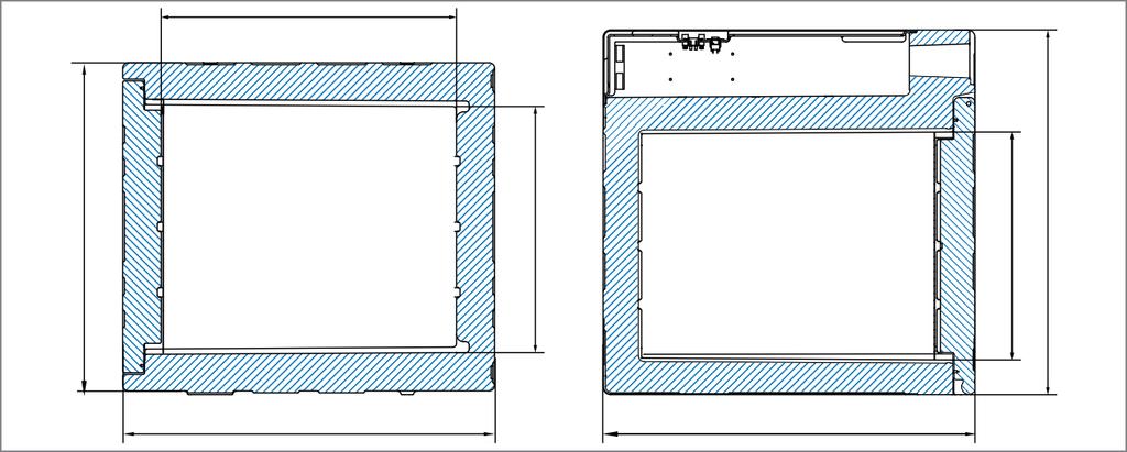 25 A ved 12 V Skumisolasjon vegger 100 mm PU* 100 mm PU* 100 mm PU* 100 mm PU* 100 mm PU* Kjølemedie R134a R134a R134a R134a R134a