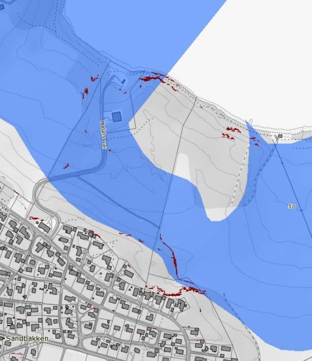 5.14 Grunnforhold I kommunes kartportal blir store deler av planområdet lagt innenfor kategorien «Marin strandavsetning, sammenhengende dekke».