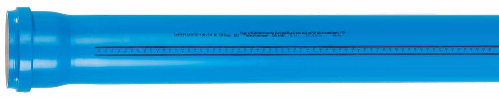 Ultra b INTRODUKSJON ULTRA DB-SYSTEMET Ultra db avløpssystem er et komplett avløpsrørsystem bestående av rør og rørdeler produsert av mineralfylt polypropylen (PP) -base, og som oppfyller krav til