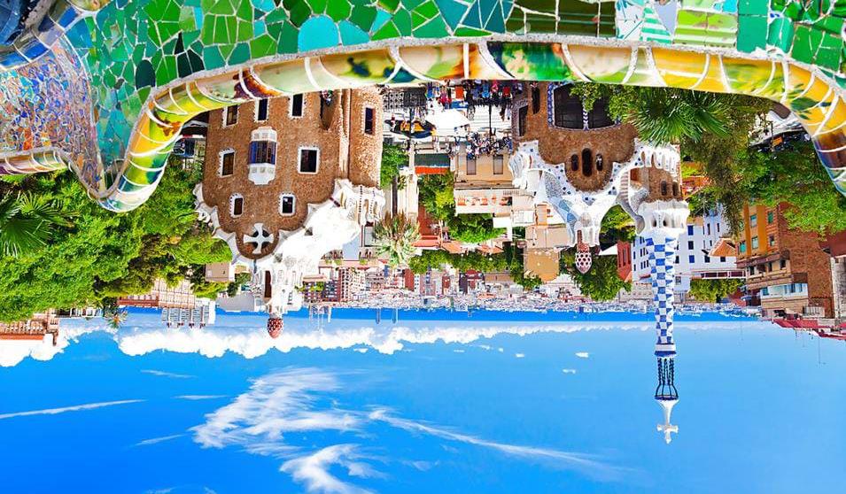 Park Güell i Barcelona, Spania Andre attraksjoner og opplevelser på øya: Den gamle byen Ribeira Grande på nordsiden av Saõ Miguel Den fantastiske utsikten over innsjøen Lagoa do Fogo fra fjellet Pica