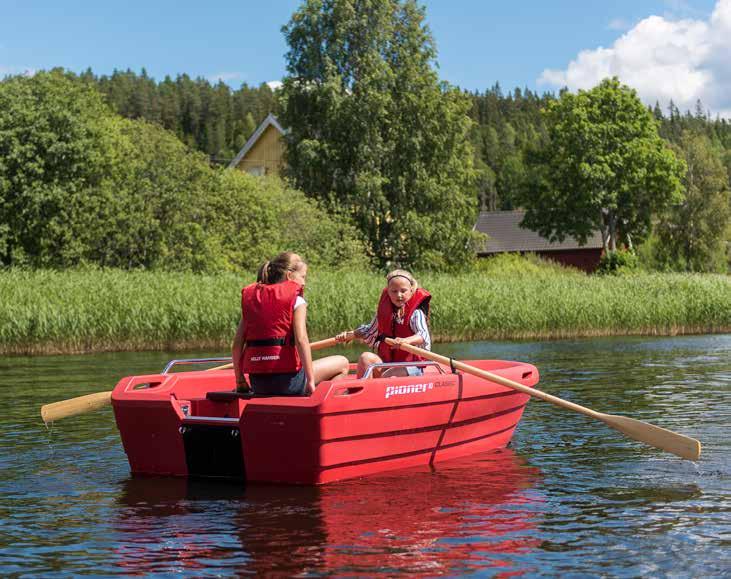 Badestige, rekkesett foran og akter,