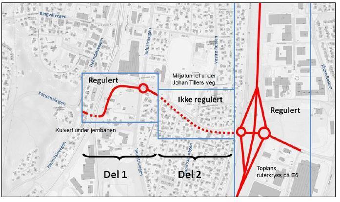 Reguleringsplan -15 3. PLANLAGT SITUASJON 3.1 Innledning Planforslaget er basert på vedtaket for Sivert Thonstads vei, og skal være ferdigbygd innen ny rutestruktur er på plass i august 2019.