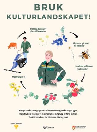 Norsk Landbruksrådgiving Norsk Landbruksrådgiving formidlar kunnskap til bønder om god pollinatorpraksis, og vil samle denne kunnskapen i ein rettleiar for bønder.