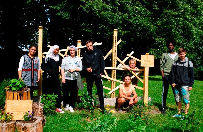 Pollinatorhage i Bjølsenparken på Sagene i Oslo.