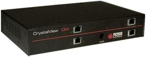 CrystalView DVI Quad DIGITAL CATx or Fiber with USB 2.