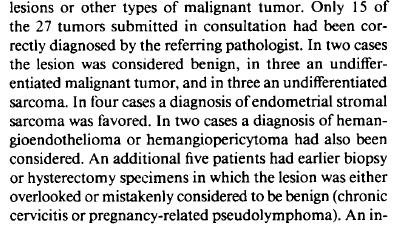 Yamauchi & Yasuda (2002): 74 pasienter, myelosarcom Harris &Scully (1984):
