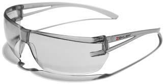 Vernebrille Zekler 36 Lett vernebrille med stilrent design. Linse og nesebro av polykarbonat. Tynne brillestenger og tett passform for økt komfort.