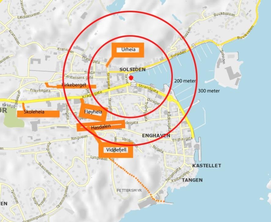 Vedlegg 3 Parkeringsanlegg i hus/fjell Diskusjon om parkeringshus i Risør sentrum har pågått gjennom flere år. Det er gjort flere utredninger om temaet, og det er mange politiske vedtak.