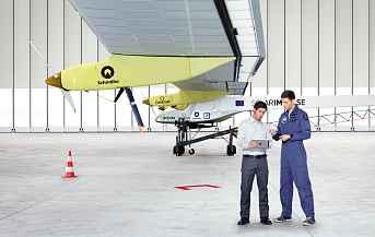 Når visjon møter disiplin. Schindler samarbeider med Solar Impulse.