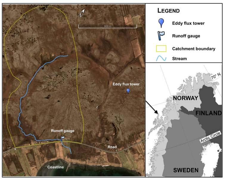 Case study: nedbør myr Andøya Stort