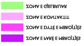 mbrojtjes e rrethuar me zonën e tretë zonën e kontaktit - e cila do të ketë trajtim përkates. 3.