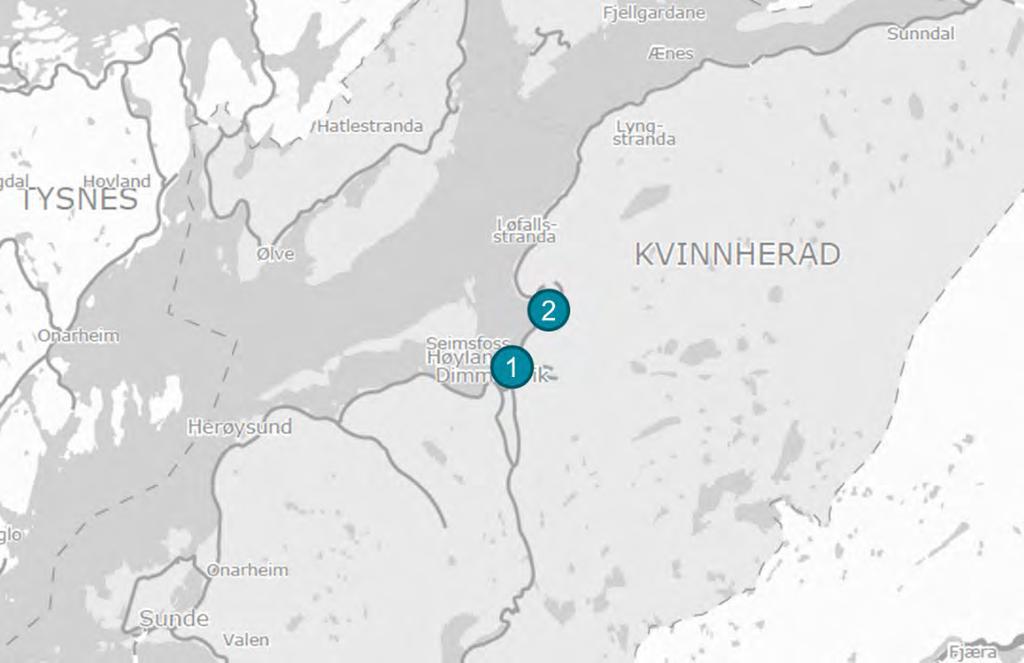 Vedlegg 1 - Prosjektark Prosjektark vedtekne prosjekt 10 - PROSJEKT: TILSKOT TIL KVINNHERAD, FV.