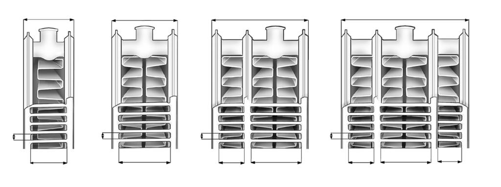 16 PANEELRADIAATORID PURMO VENTIL COMPACT Radiaatoritüübid Kõrgus 200 mm CV/FCV 21 CV/FCV 22 CV/FCV 33 CV/FCV 44 70 * 102 * 152 * 202 * 8 8 8 8 46 78 40 78 40 78 40 * FCV: Sile paneel +2 mm, sile