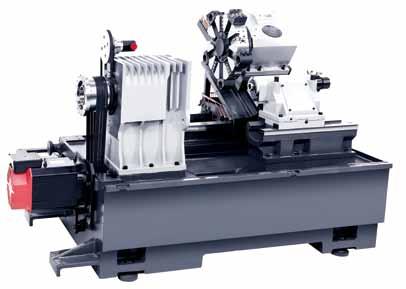 Horizontal Turning Centers 5 Extra rigid single frame structure 200 has an integrated unibody bed frame to minimize
