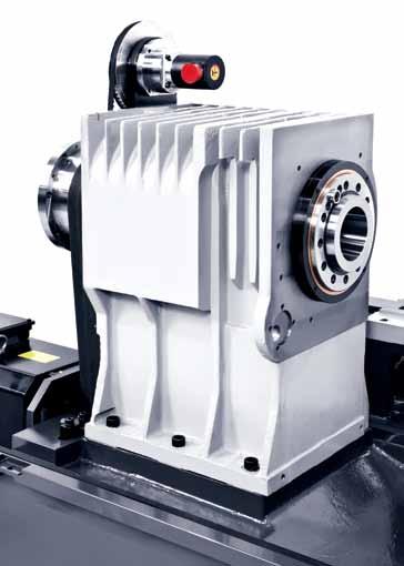 Horizontal Turning Centers 6 High-performance spindle The Hwacheon clean room assembly facility, where these superprecision, super-speed spindles are manufactured, maintains optimal temperature and