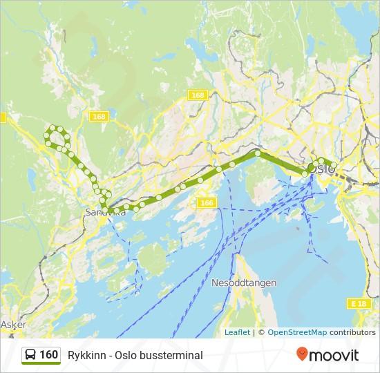 Retning: Rykkinn 33 stopp VIS LINJERUTETABELL Hammersborggata Hammersborggata, Oslo St.