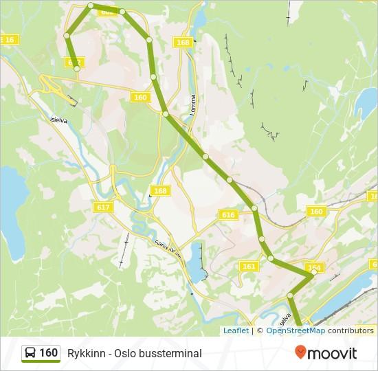 Retning: Sandvika 15 stopp VIS LINJERUTETABELL Økri Norneveien 2, Oslo Saubakken Rykkinnveien 18, Oslo Otto Rykkinds Vei Heggebærstien 4, Oslo 160 buss Rutetabell Sandvika Rutetidtabell Mandag