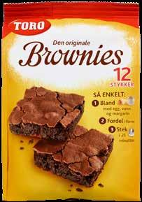 kg Brownies/Lyse Muffins bakemiks, TORO, 530/331g Et