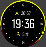 Tid og dato Du stiller tiden og datoen under innledende oppstart av klokken. Etter dette bruker klokken GPS-tid for å korrigere eventuell forskyvning.