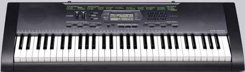 395,- 5-oktavs keyboard for nybegynnere med mikrofoninngang og innebygd musikkskole.